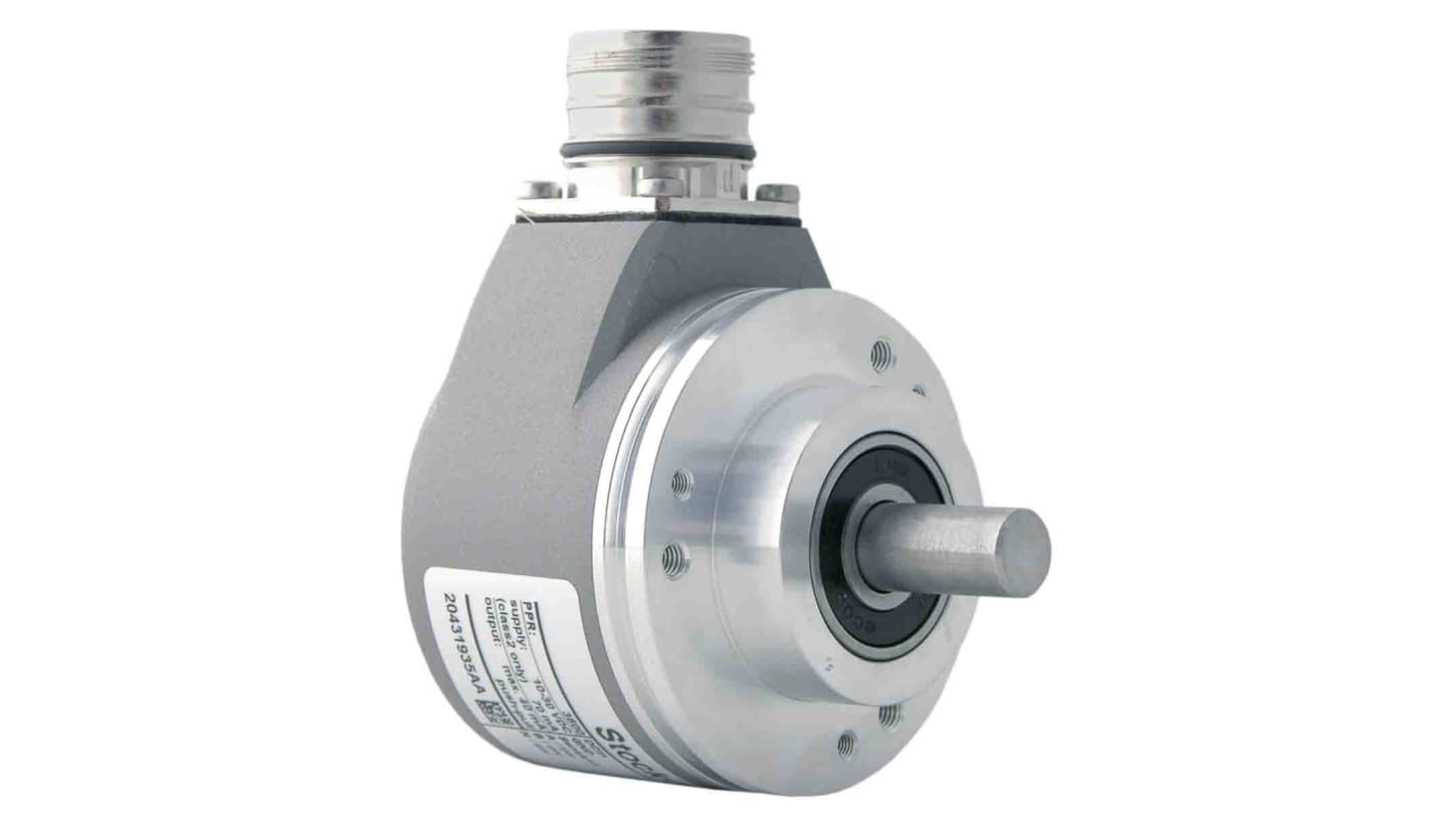 Encoder incremental RS PRO, 3600 impulsos/rev, 8000rpm máx., salida HTL Invertido, con Conector M23, 10 → 30 V