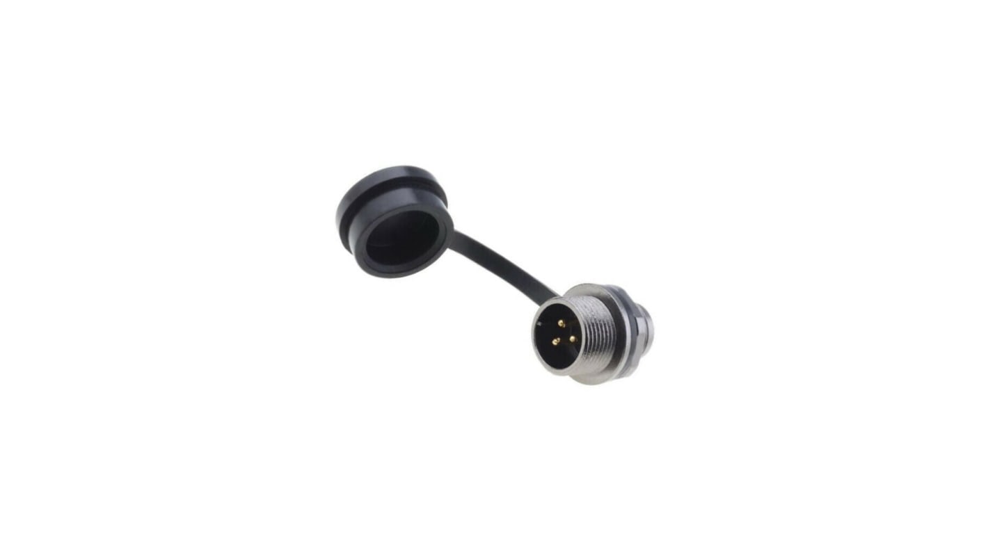 RS PRO Circular Connector, 3 Contacts, Front Mount, Socket, Male, IP67