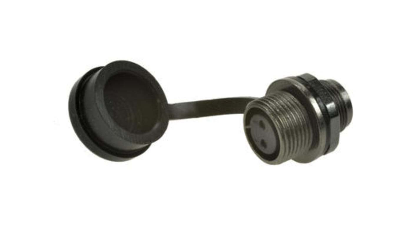 Conector circular RS PRO hembra de 2 vías hembra, Montaje frontal, IP67