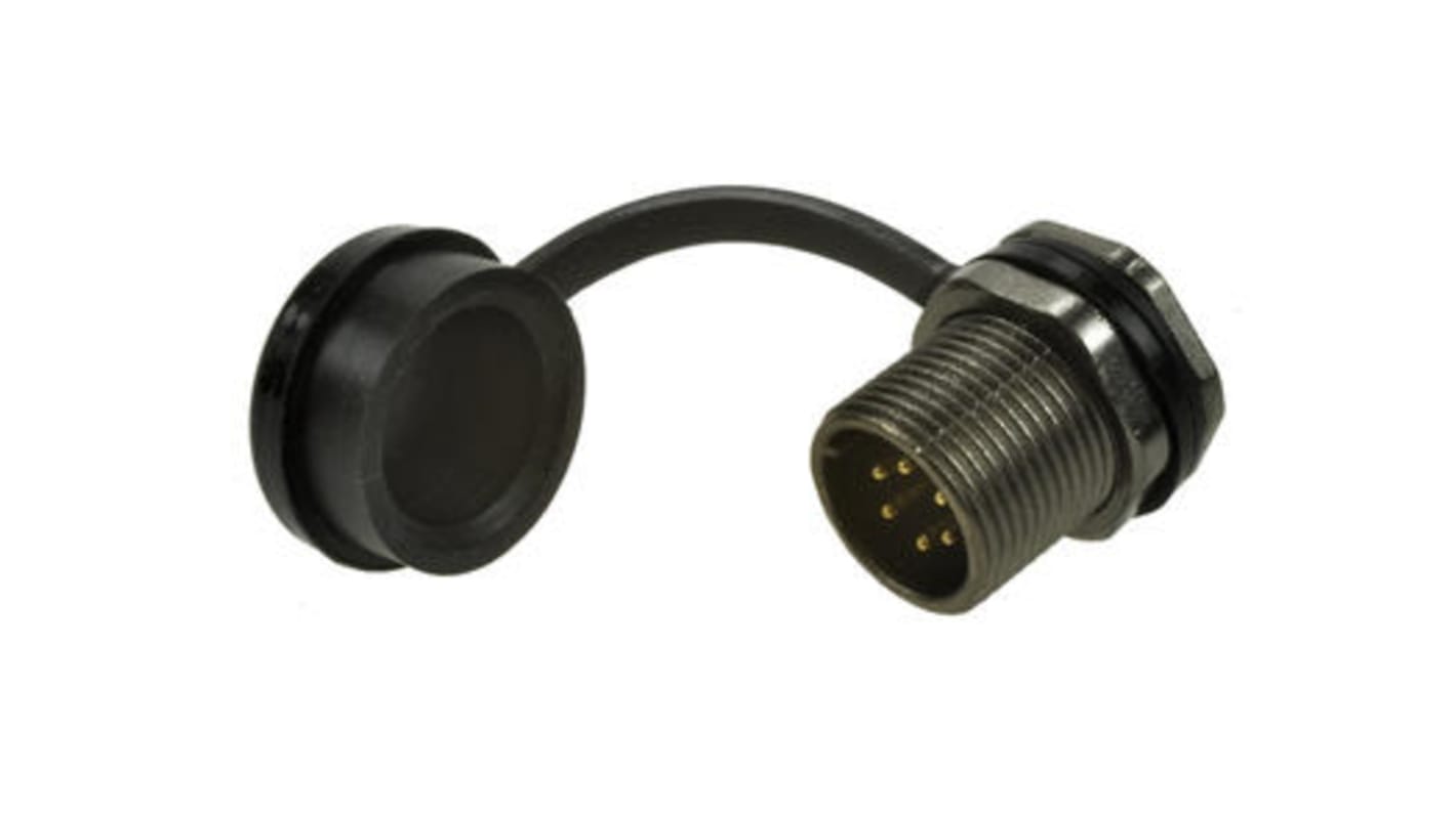 RS PRO Circular Connector, 6 Contacts, Rear Mount, Socket, Male, IP67