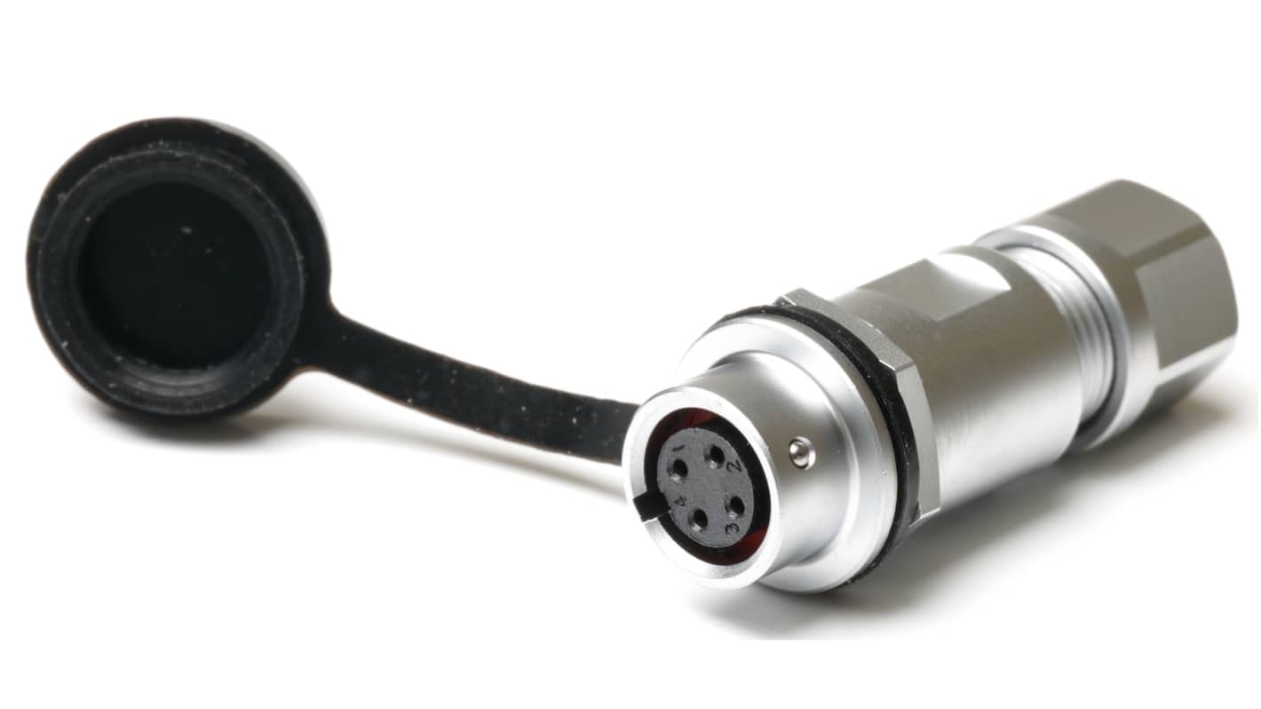 RS PRO Circular Connector, 4 Contacts, Cable Mount, Socket, Female, IP67