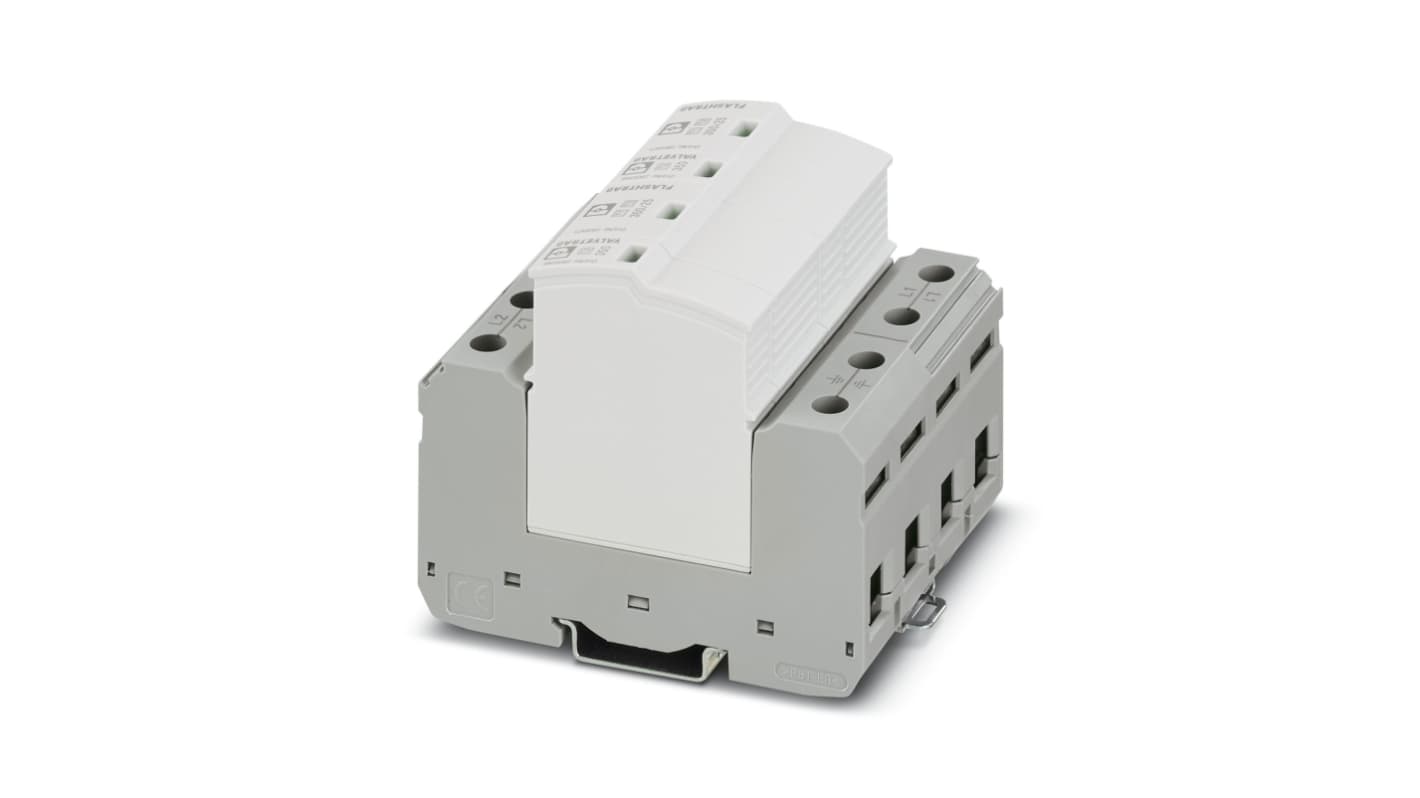 Phoenix Contact 2 Phase Surge Protector, DIN Rail Mount