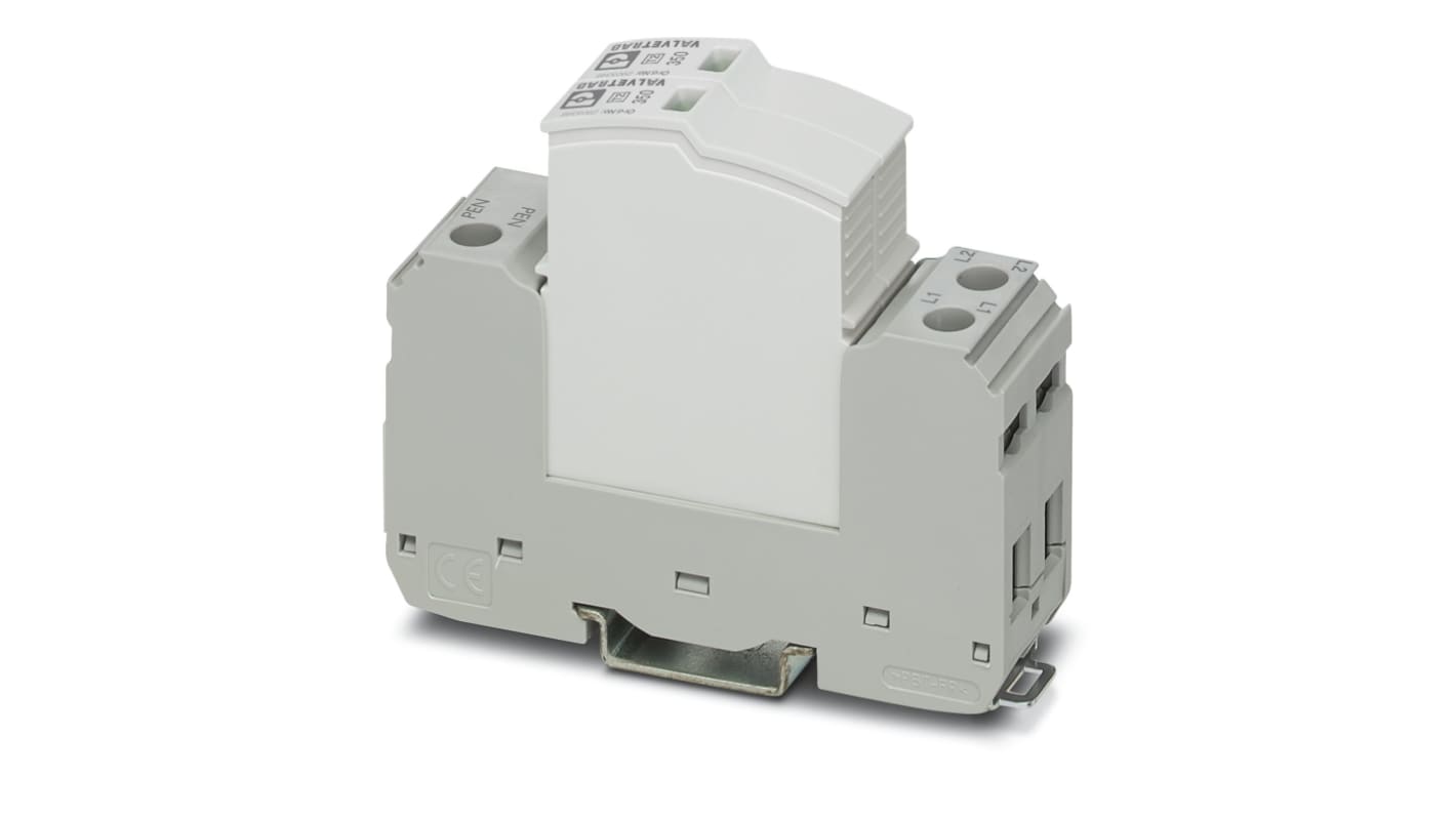 Protezione da sovracorrente 2905342, 2 fasi, max 50kA, per guida DIN Limitatore di sovracorrente tipo 2 VAL-SEC