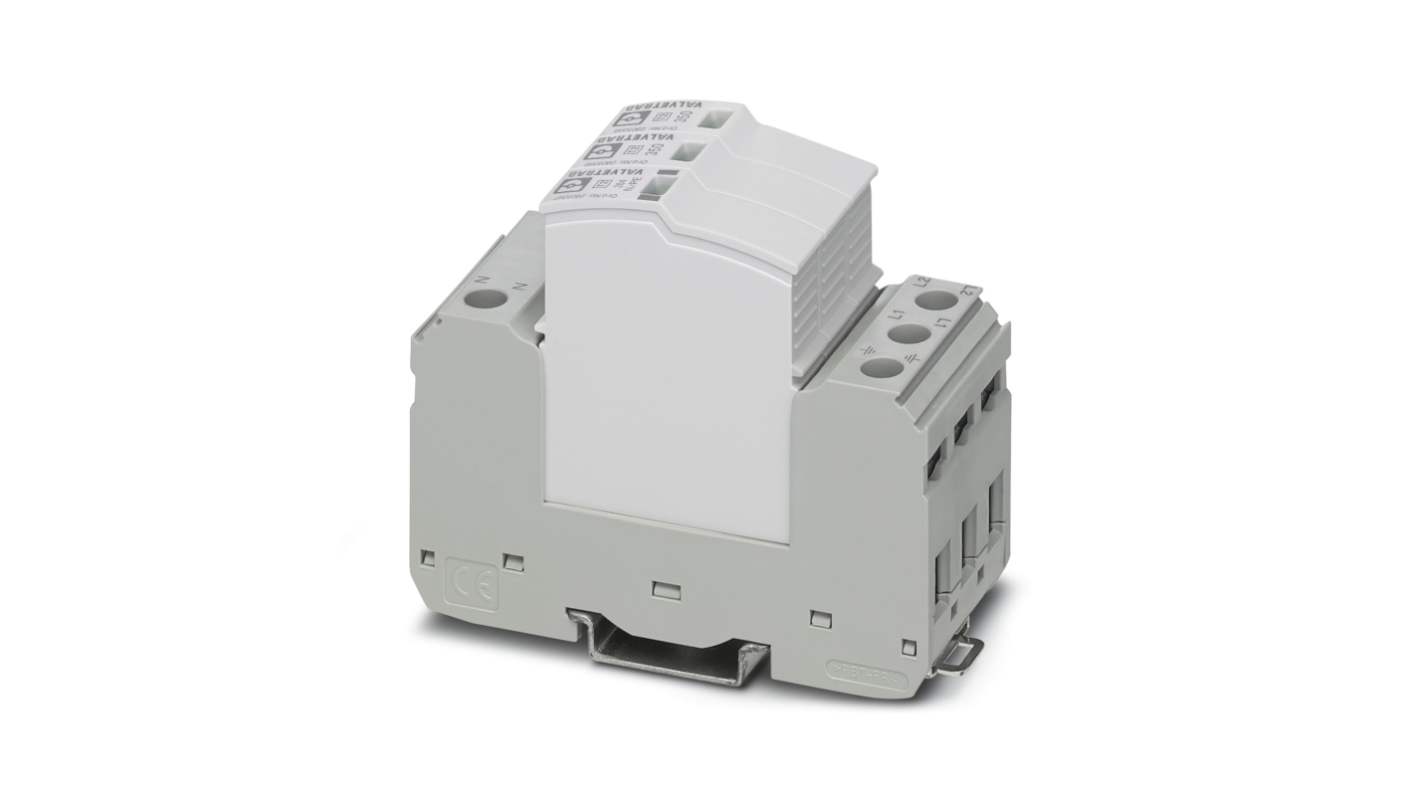 Protezione da sovracorrente 2905343, 2 fasi, max 40kA, per guida DIN Limitatore di sovracorrente tipo 2 VAL-SEC