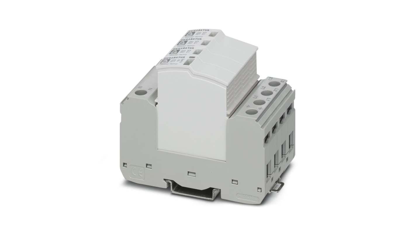 Protezione da sovracorrente 2905354, 3 fasi, max 40kA, per guida DIN Limitatore di sovracorrente tipo 2 VAL-SEC
