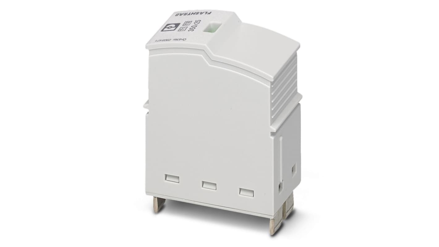 Phoenix Contact 1 Phase Surge Protector, 100kA, DIN Rail Mount