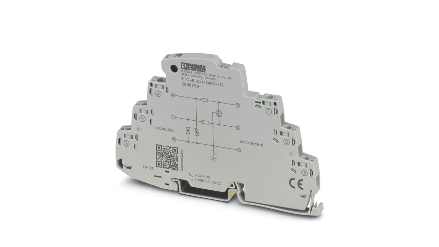 Phoenix Contact Surge Protector, DIN Rail Mount