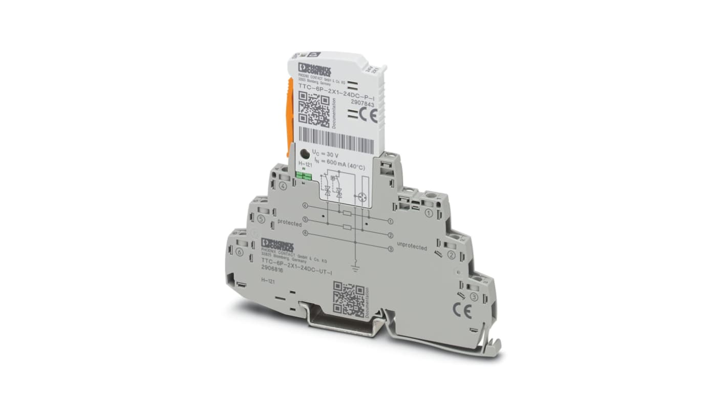 Phoenix Contact Surge Protector, DIN Rail Mount