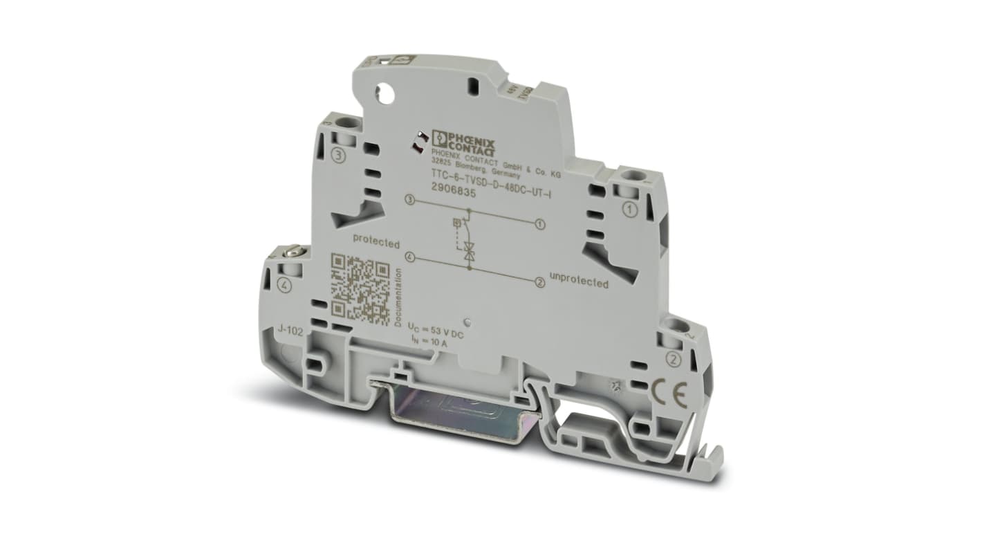 Phoenix Contact Surge Protector, DIN Rail Mount