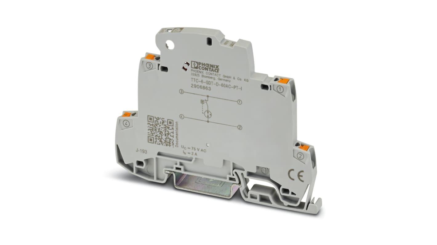 Phoenix Contact Surge Protector, DIN Rail Mount