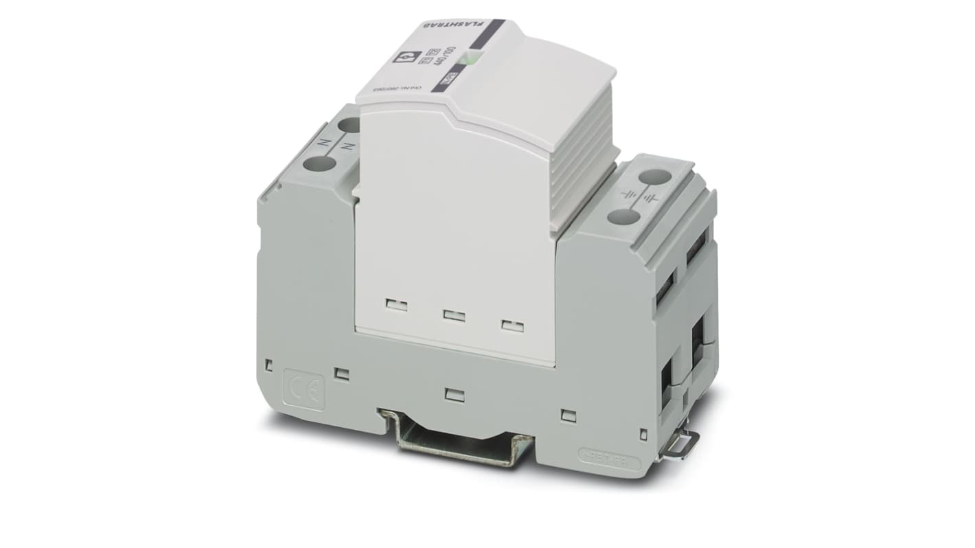 Phoenix Contact 1 Phase Surge Protector, DIN Rail Mount