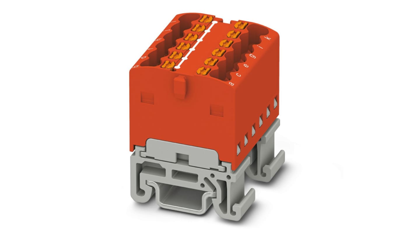 Blocco di distribuzione, Phoenix Contact, 1 via,  17.5A, 500 V