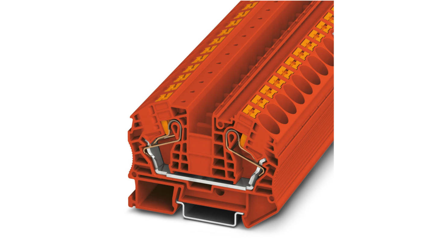 Phoenix Contact 3212146 PT 16 N RD Series Red, 25mm², Push In Termination, ATEX, IECEx