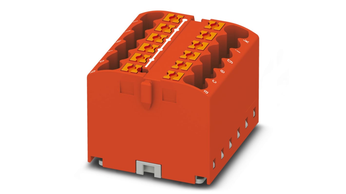 Blocco di distribuzione, Phoenix Contact, 1 via,  24A, 450 V