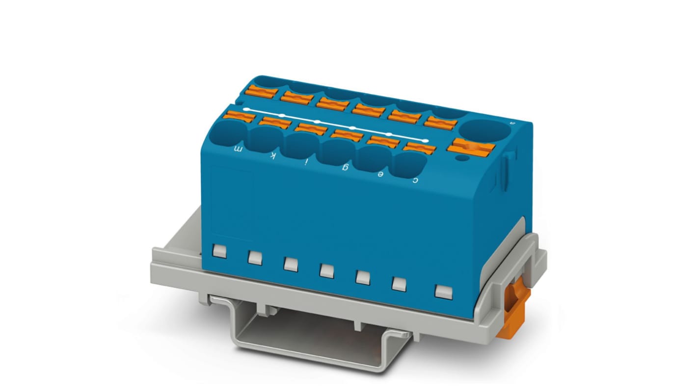 Blocco di distribuzione, Phoenix Contact, 1 via,  24A, 800 V