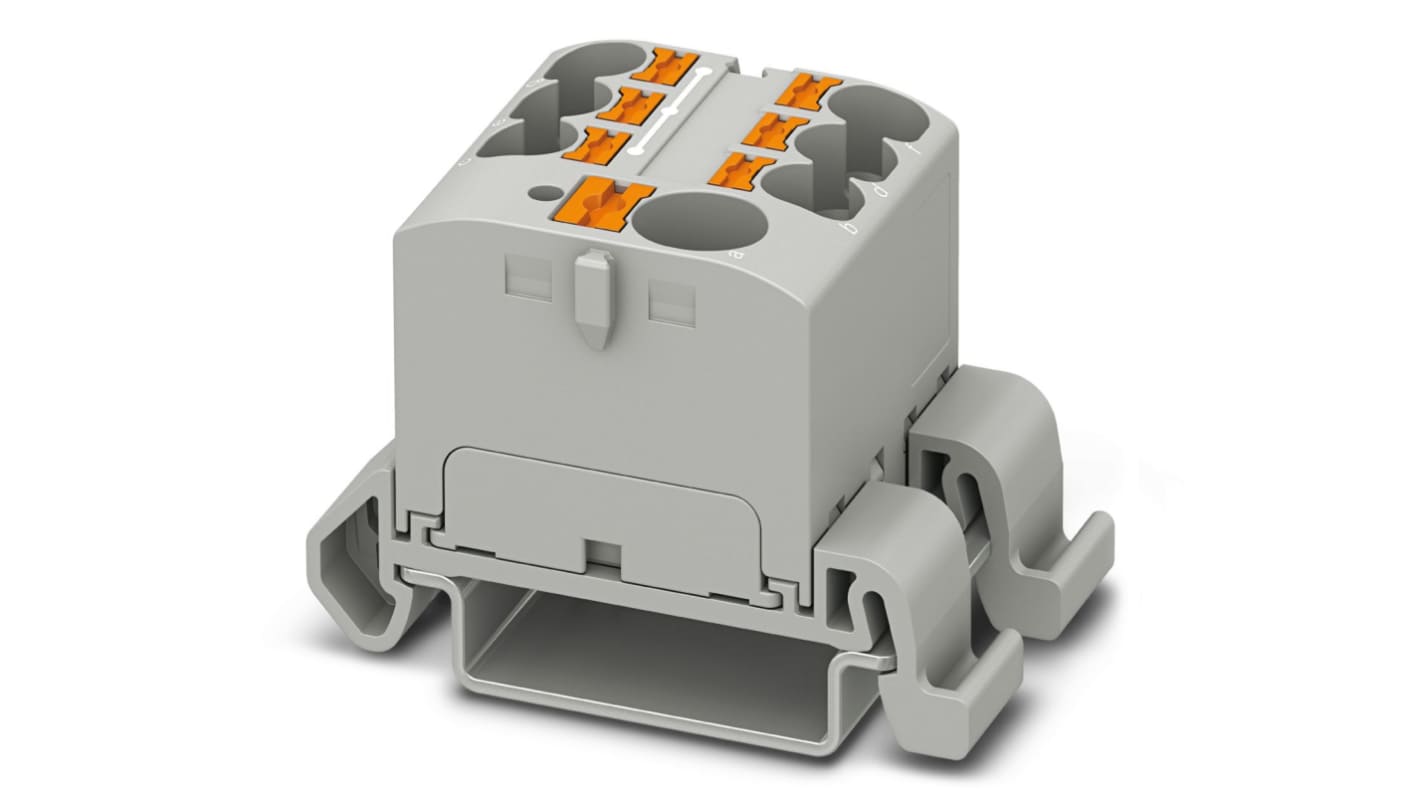 Blocco di distribuzione, Phoenix Contact, 7 vie 24A, 450 V