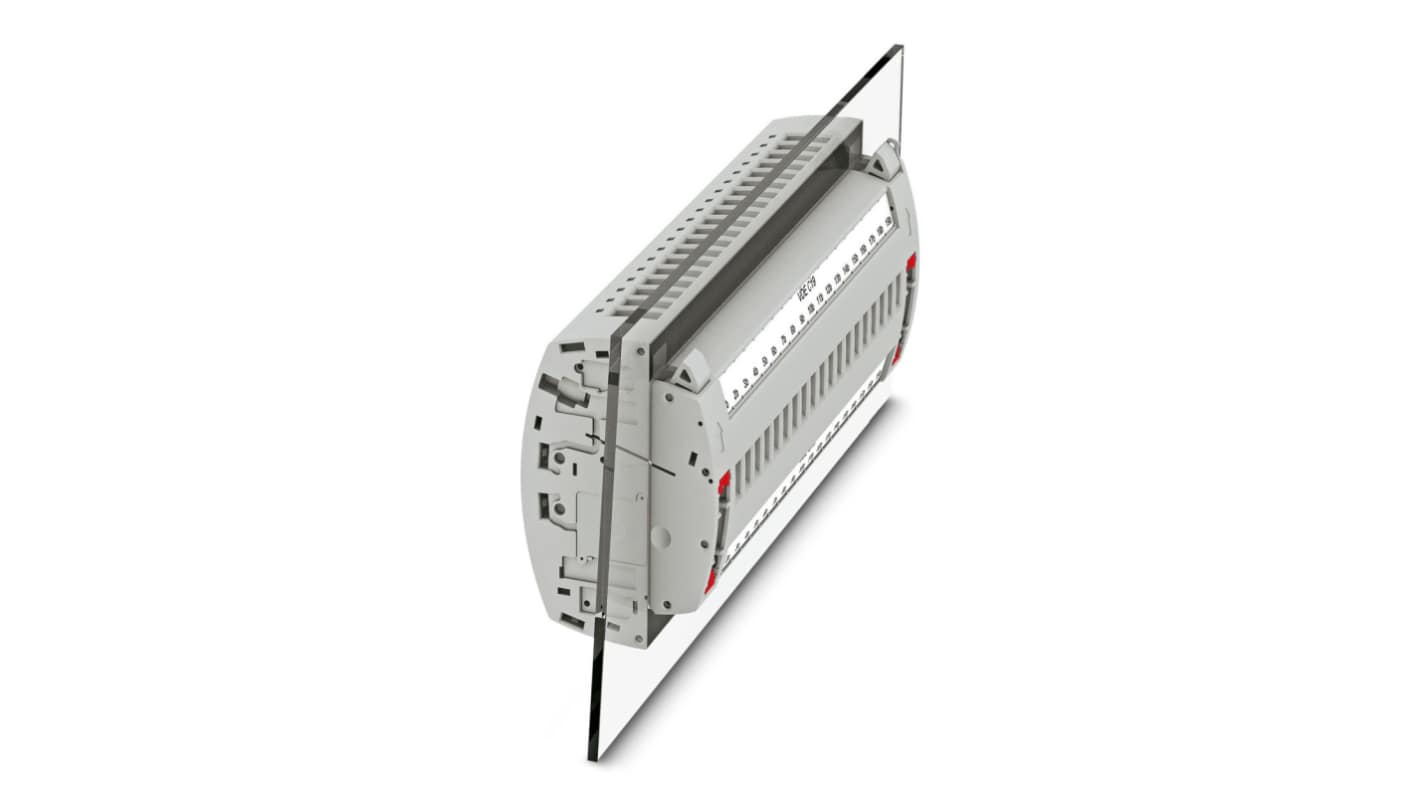 Phoenix Contact 端子排, 38路, 8.2mm节距, 30A, 400 V, 线规24 → 8 awg, 螺钉端接, 壁挂式安装, UTWE系列, UTWE 6-2/C19