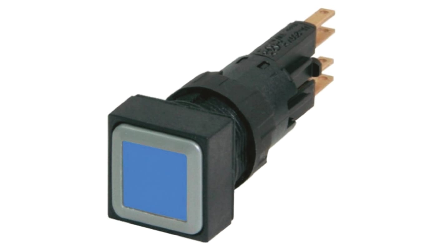 Eaton RMQ16 Series Blue Illuminated Momentary Push Button, 16mm Cutout, IP65