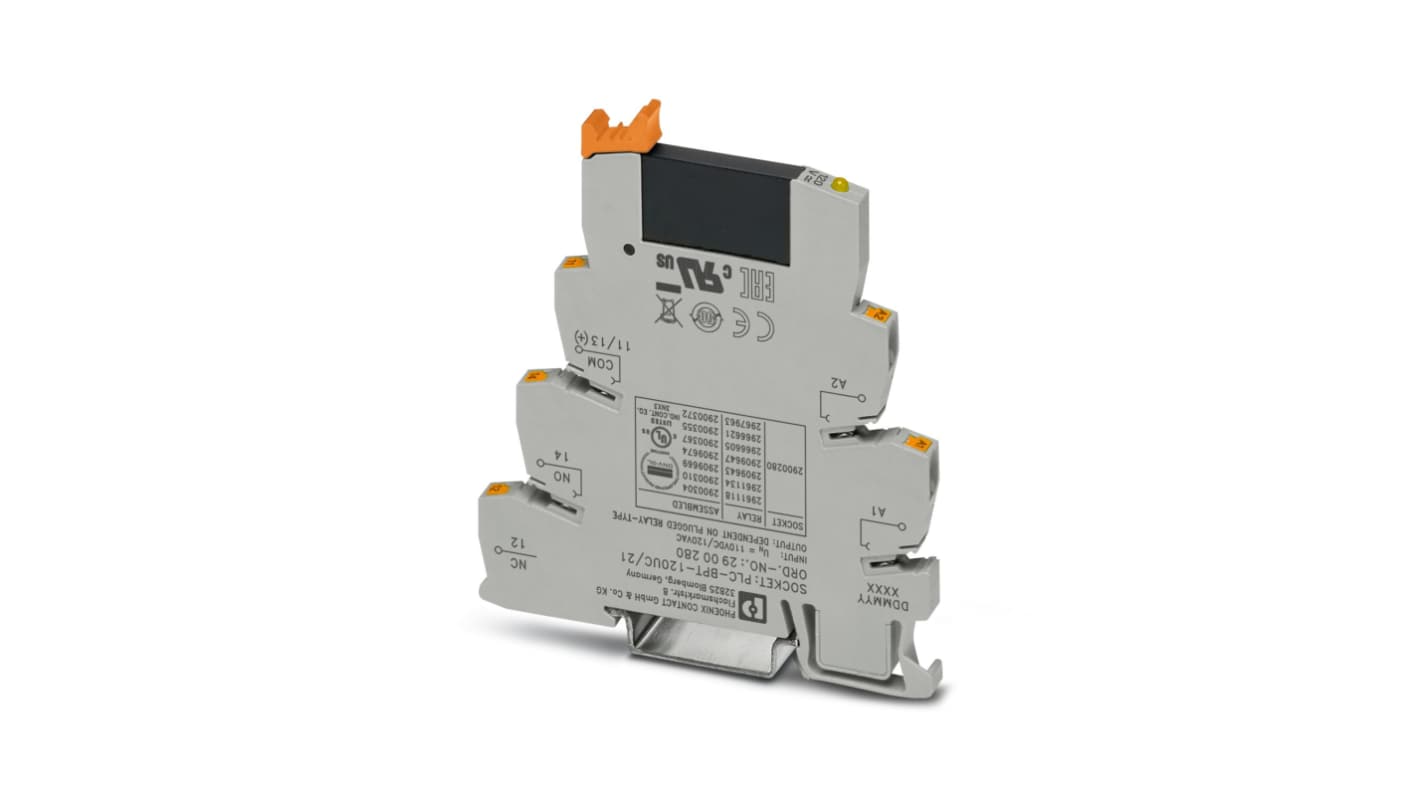 Szilárdtestrelé 10 mA DIN-sín, 253 V dc PLC PLC-OPT-120UC/230AC/1
