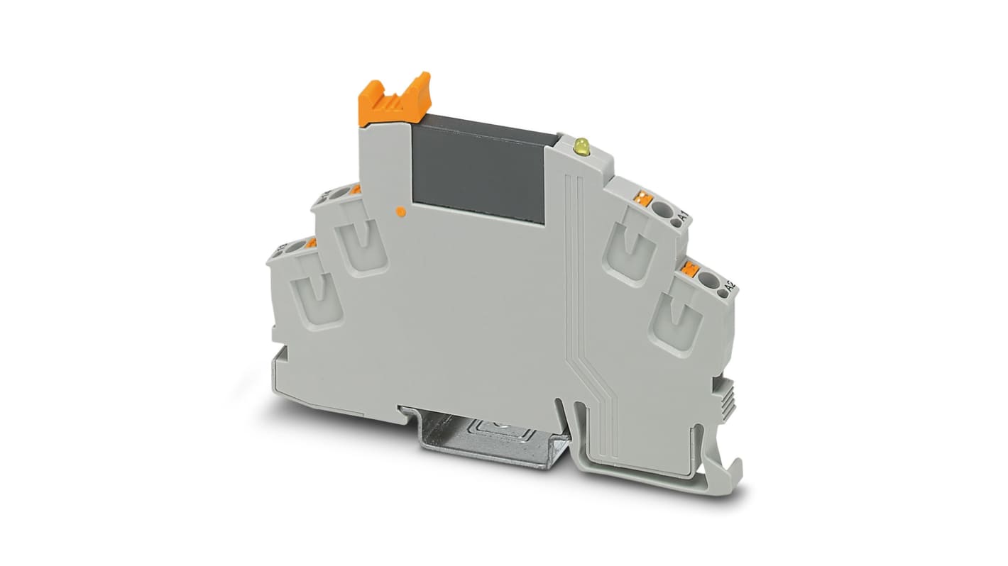 Phoenix Contact RIF-0-OPT Series Solid State Interface Relay, 28.8 V dc Control, 10 mA Load, DIN Rail Mount