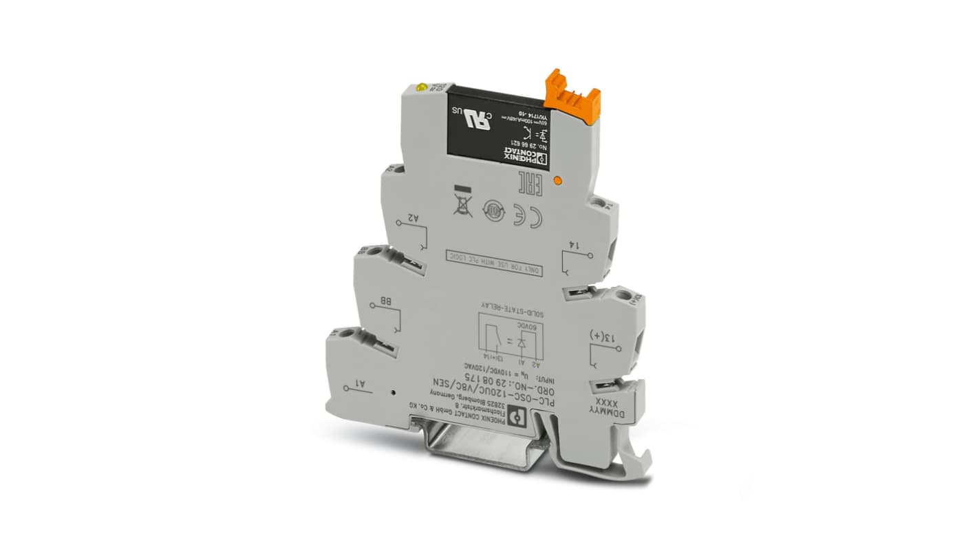 Módulo de relé de estado sólido Phoenix Contact PLC PLC-OSC, control 96 → 132 V ac; 88 → 121 V dc, carga