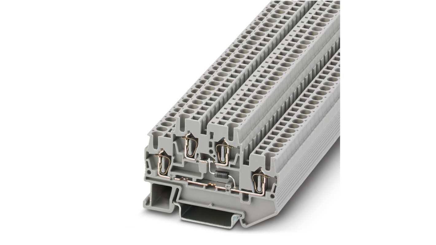 Phoenix Contact 3031564 STTB 2.5-DIO.1N5408K/U-O Series Grey, 0.08 → 4mm²