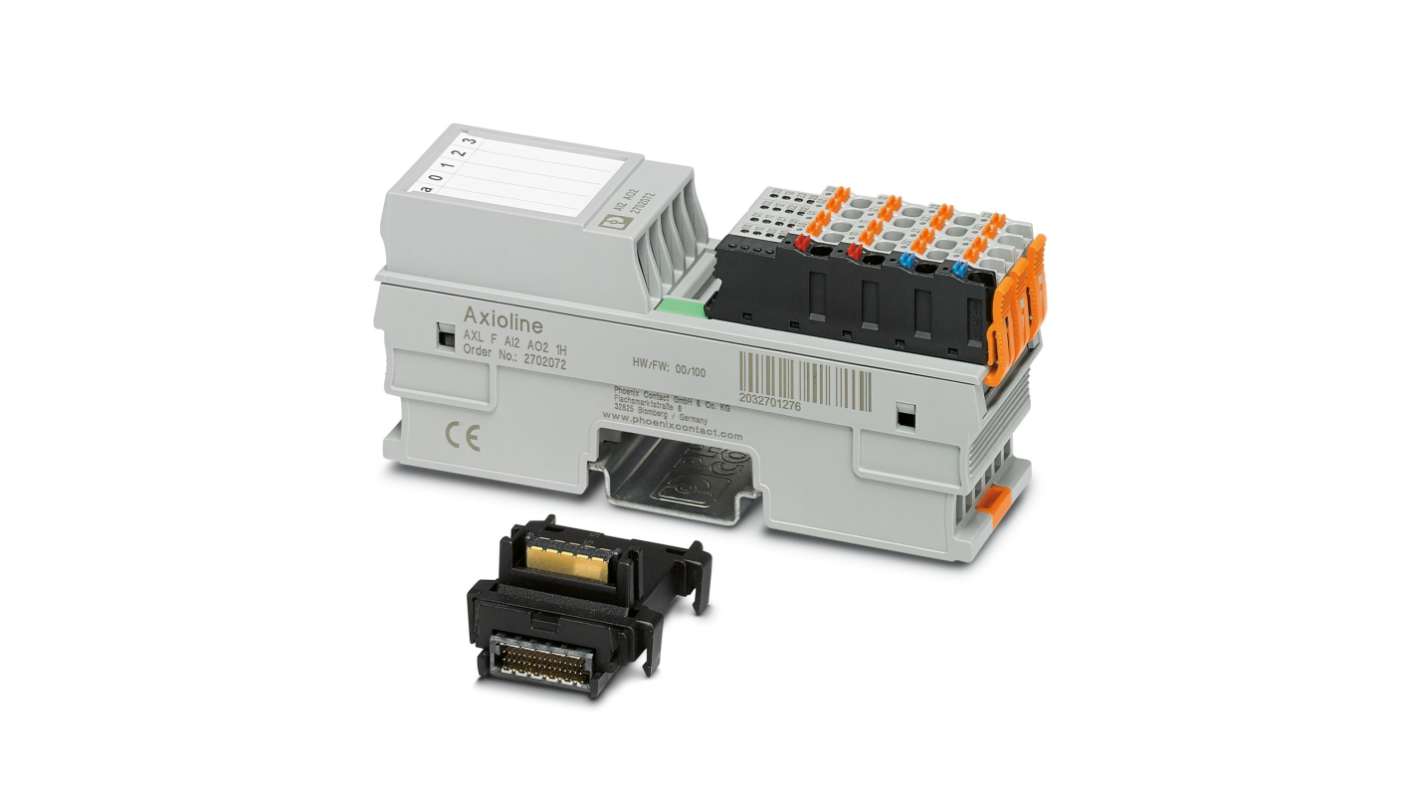 Phoenix Contact AXL F AI2 AO2 1H Series PLC I/O Module, Analogue, Analogue