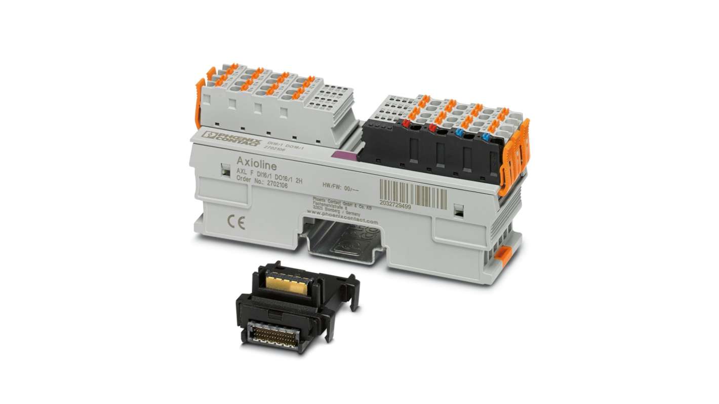 Phoenix Contact AXL F DI16/1 DO16/1 2H Series PLC I/O Module, Digital, Digital