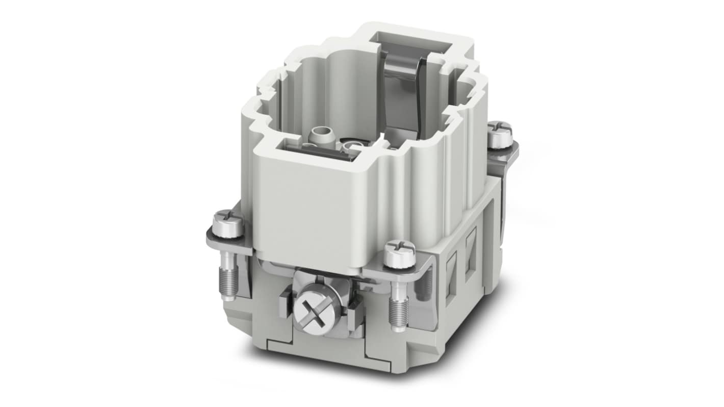 Phoenix Contact Heavy Duty Power Connector Insert, 16A, Male, HC-BB18 Series, 18 Contacts