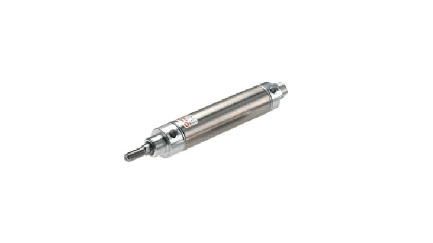 Norgren Pneumatic Roundline Cylinder - 25mm Bore, 50mm Stroke, RT/57210/M/25 Series, Double Acting