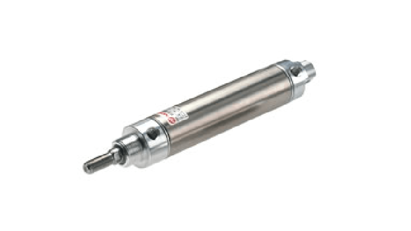 Norgren Pneumatic Roundline Cylinder - 32mm Bore, 25mm Stroke, RT/57210/M/25 Series, Double Acting