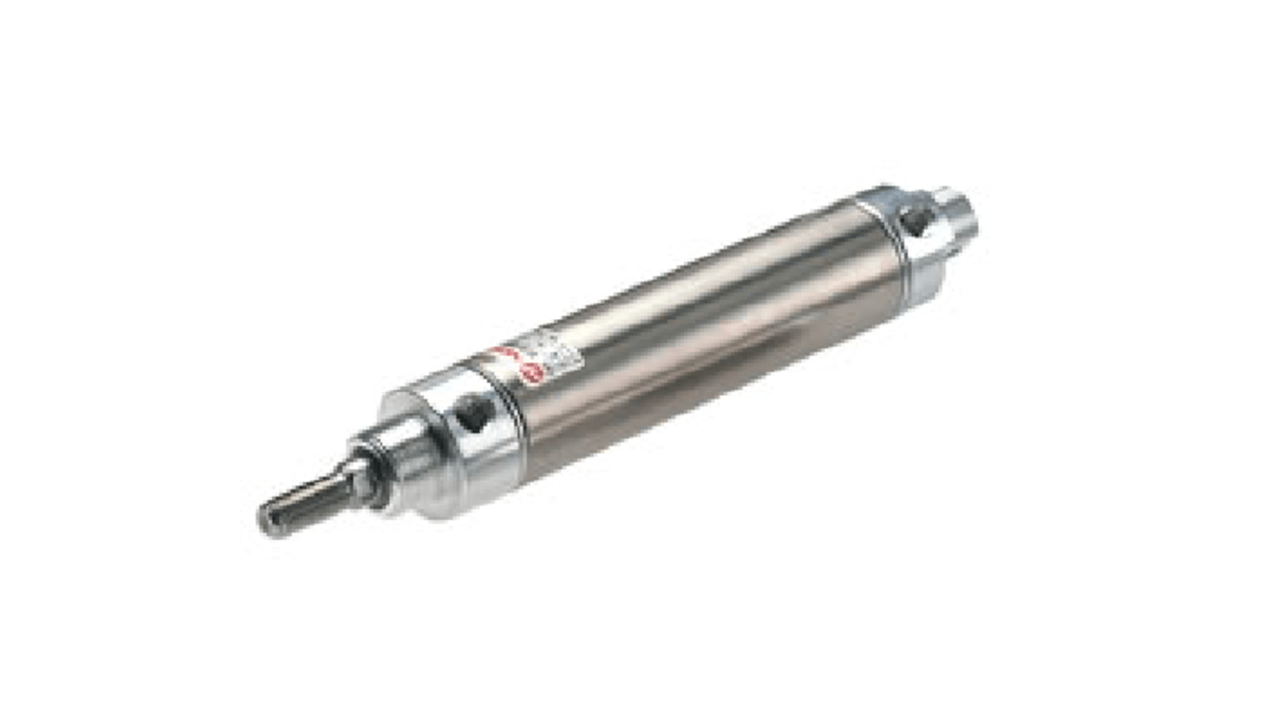 Norgren Pneumatic Roundline Cylinder - 40mm Bore, 100mm Stroke, RT/57200/M Series, Double Acting