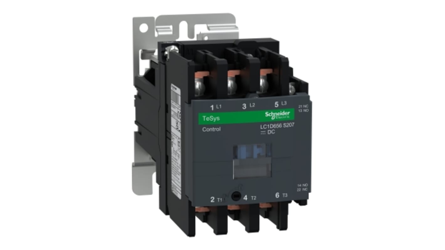 Stycznik odwrotny 110 V DC Schneider Electric styki: 3 37 kW 65 A 3NO LC1D656FWS207