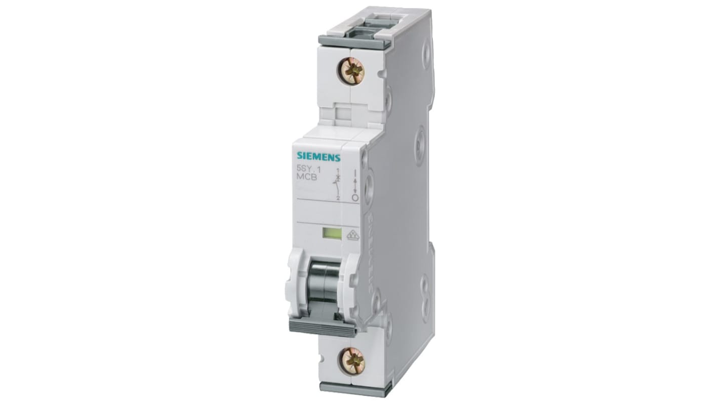 Interruttore magnetotermico Siemens, 1P 1A 10 kA, Tipo C
