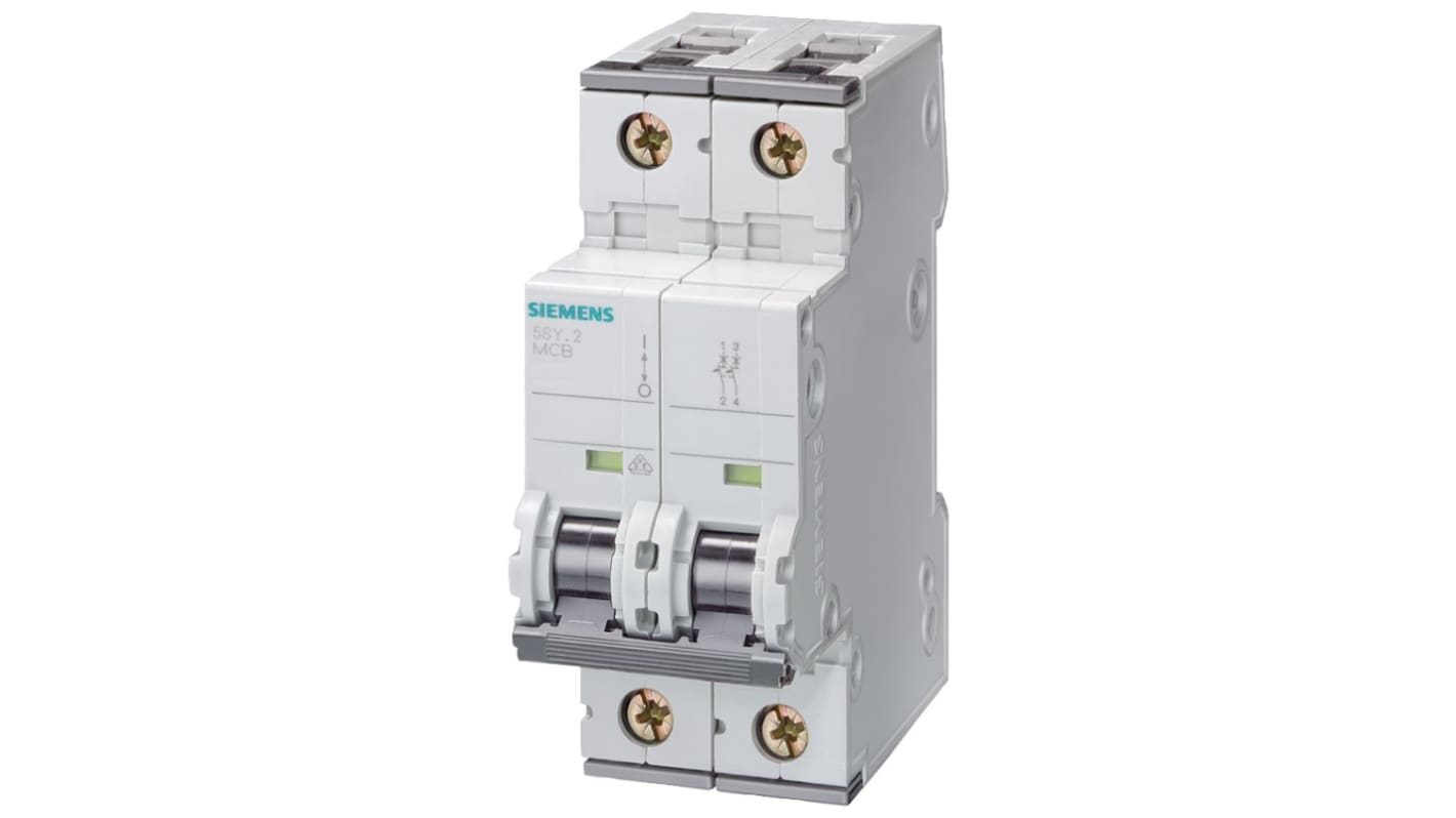 Interruttore magnetotermico Siemens 1+N 16A 6 kA, Tipo C