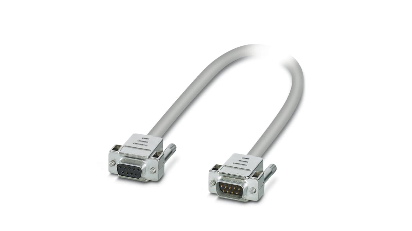 Phoenix Contact 9 Pin D-sub 9 Pin D-sub Serial Cable, 6m, CABLE-D 9SUB/B/S Series