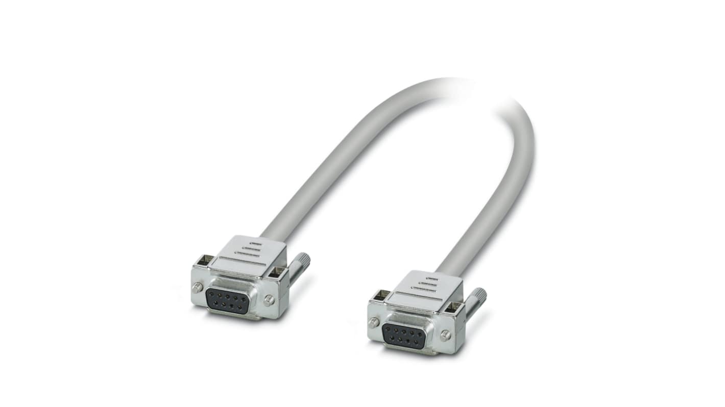 Phoenix Contact 9 Pin D-sub 9 Pin D-sub Serial Cable, 2m, CABLE-D 9SUB/B/B Series