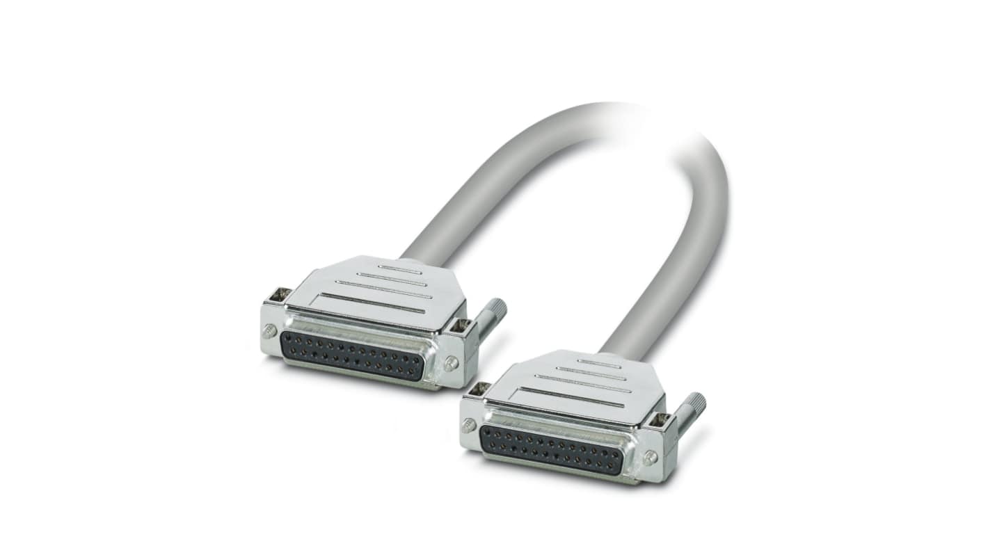 Phoenix Contact 25 Pin D-sub 25 Pin D-sub Serial Cable, 3m, CABLE-D25SUB/B/B Series