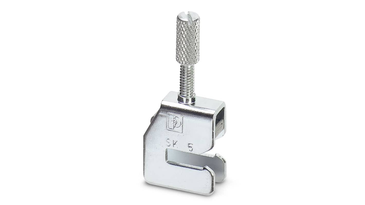 Phoenix Contact SK 5 Series Shield connection clamp for Use with Shield on busbars