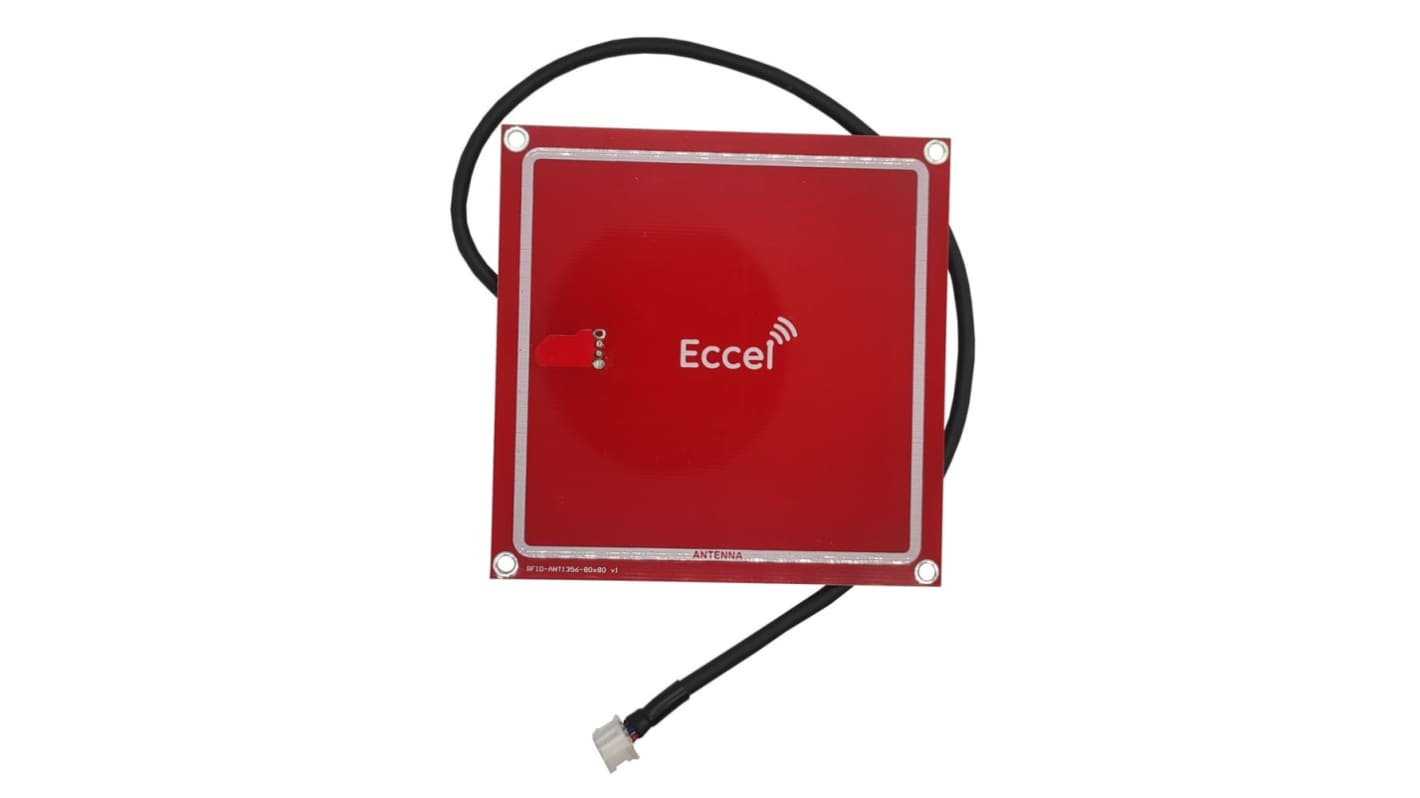 Eccel Technology Ltd Mux ANT 1356-80x80-300 Square Antenna, High Frequency RFID