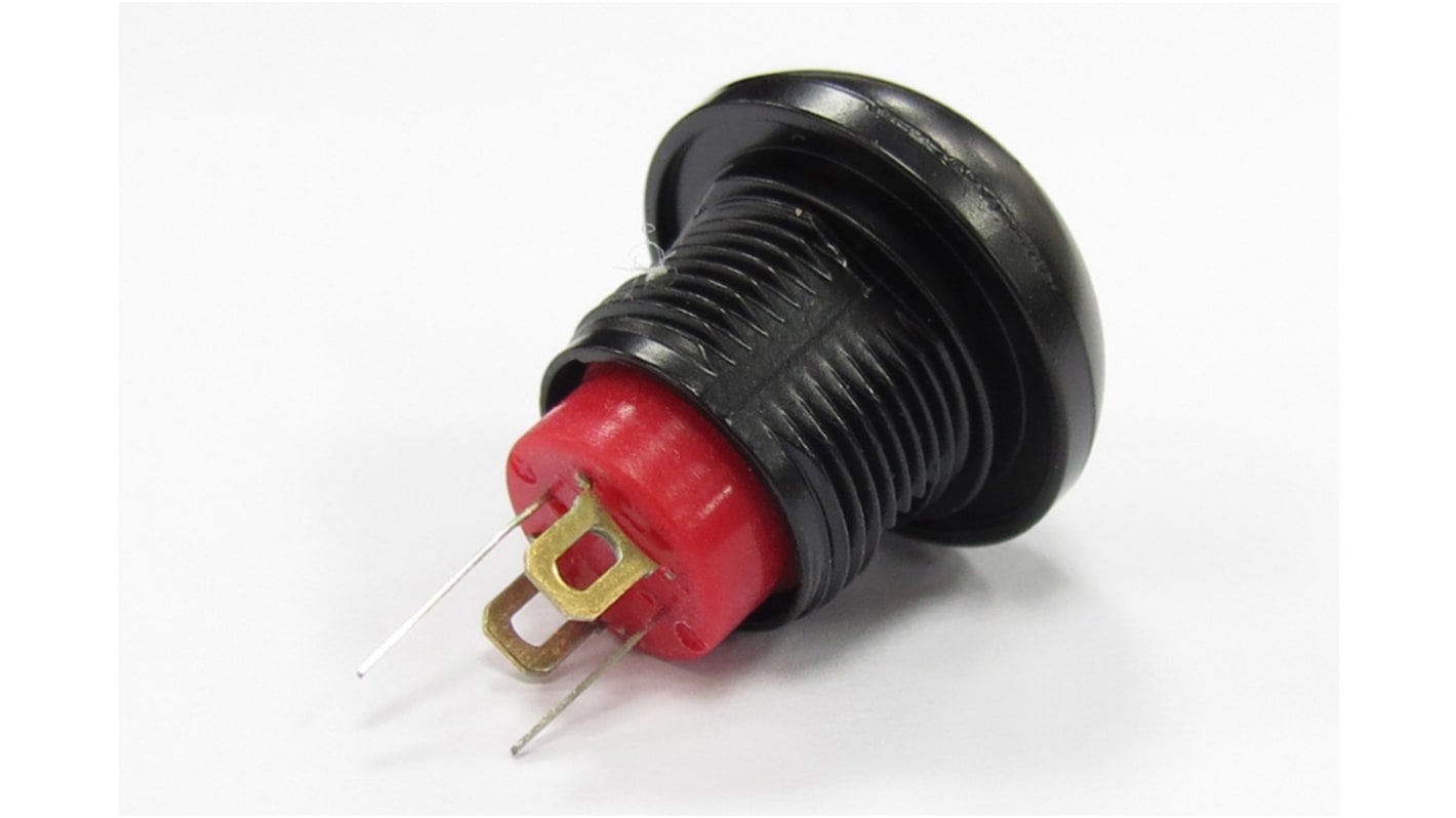RS PRO Illuminated Push Button Switch, Momentary, Panel Mount, 13.6mm Cutout, SPST, Red LED, 50V dc / 250V ac, IP67