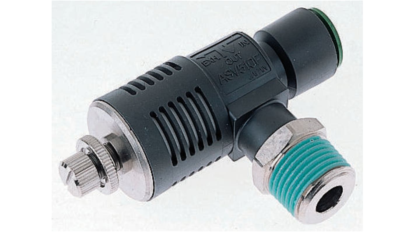 SMC Quick Exhaust Valve, R 1/8 Male x 1 MPa, Threaded, Tube, 8mm