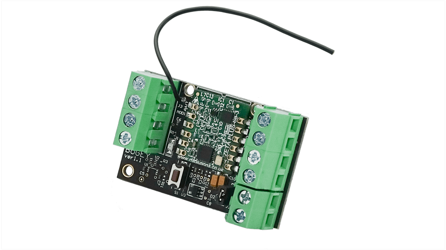 RF Solutions 射频发射器, 433MHz频段, FM调制技术, Max 24V 直流电源, 最高bps