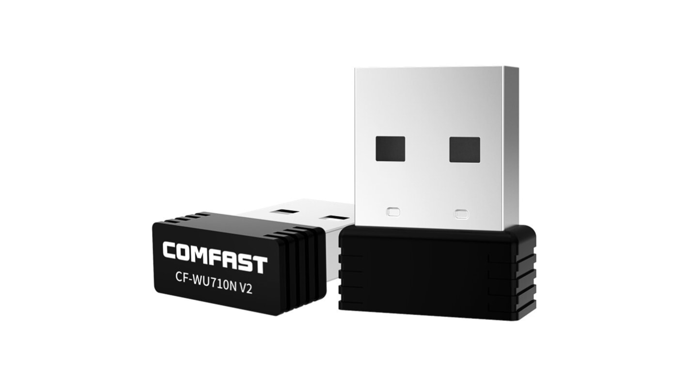 RF Solutions 无线网卡, USB 2.0接口, 支持WiFi