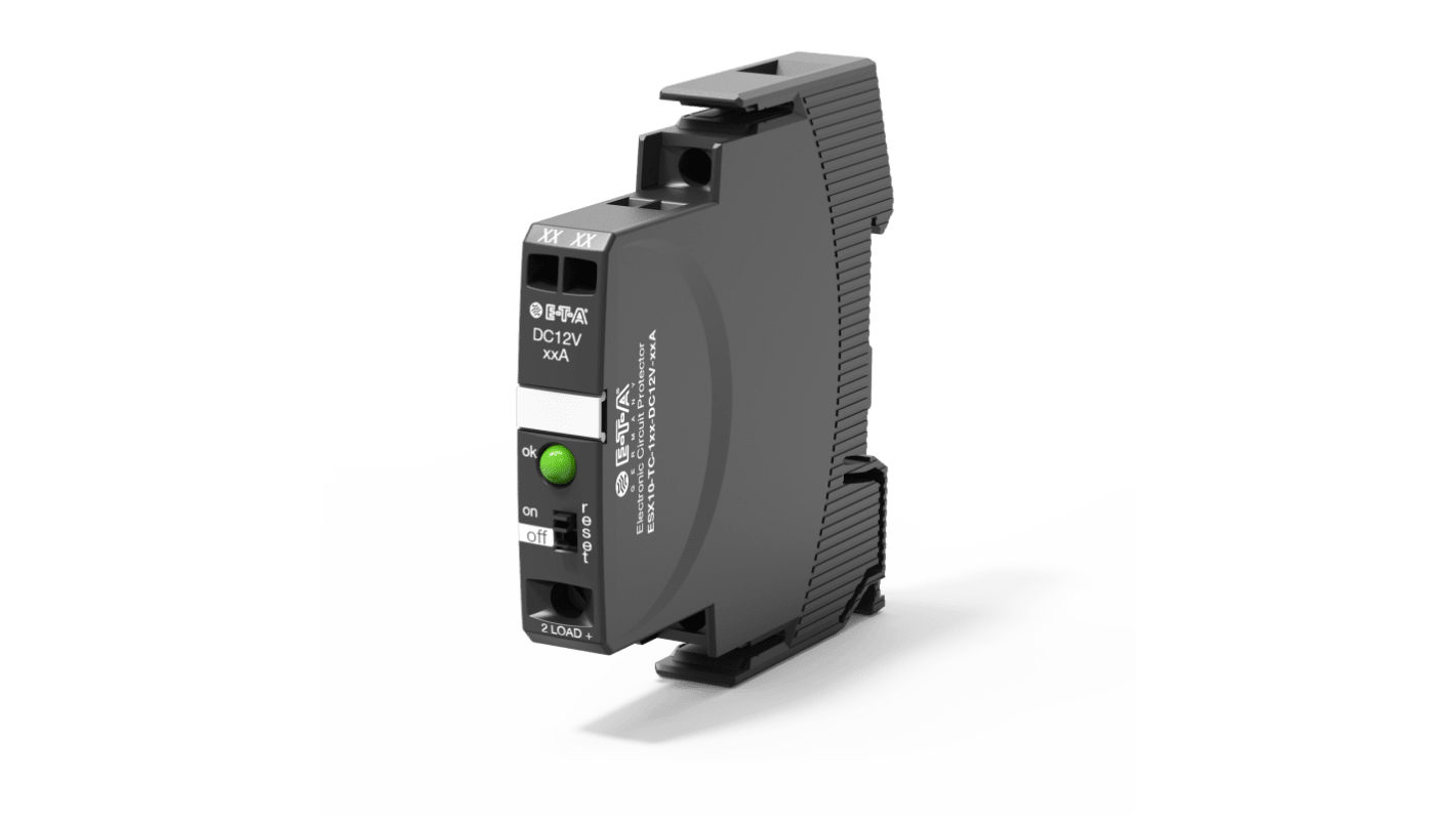 ETA ESX10 Electronic Circuit breaker 1A 12V ESX10-T, 1 channels , Plug-In Mounting