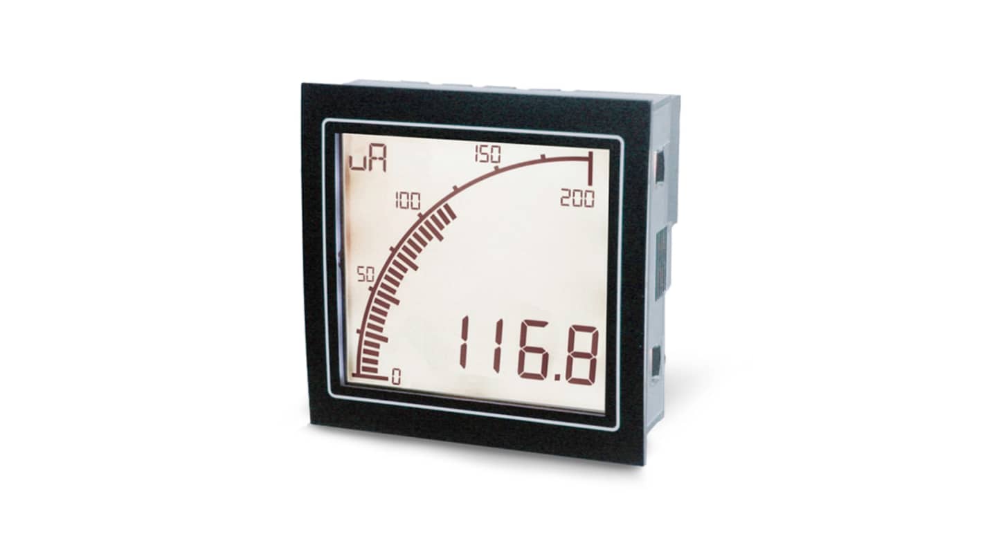 Trumeter APM Analogue Panel Ammeter DC, 68mm x 68mm