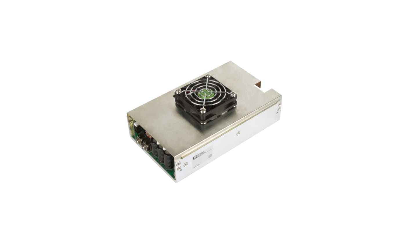 Alimentatore switching XP Power PBL500PS24C, 500W, ingresso 264V ca, uscita 24V cc, 10.42 A, 20.84 A, 2 uscite PBL500
