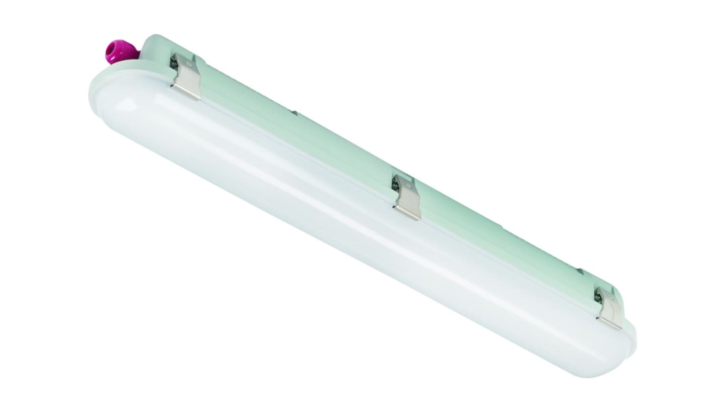 Oświetlenie awaryjne RS PRO 27W czas działania 3h szerokość 96mm Podłużne IP65