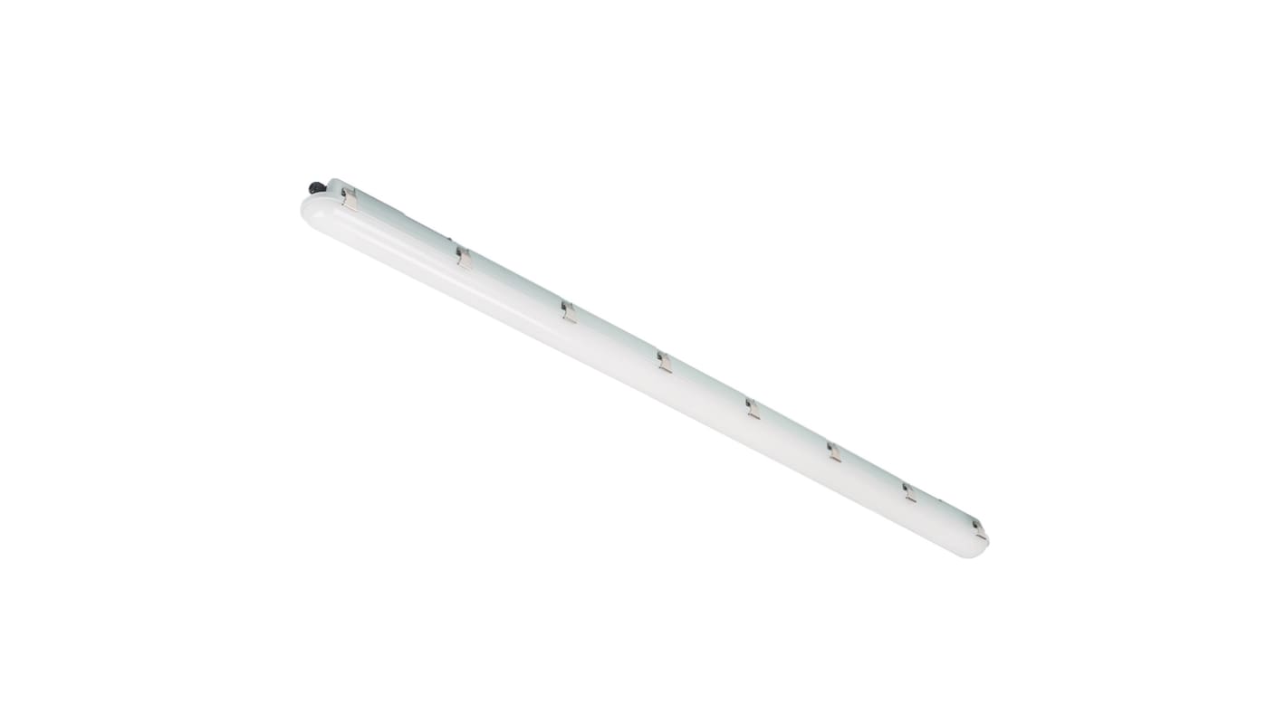 RS PRO 60W LED Batten Light, 240 V Batten Damp Proof Light, 1 Lamp, Anti-corrosive, 1.8 m Long, IP65