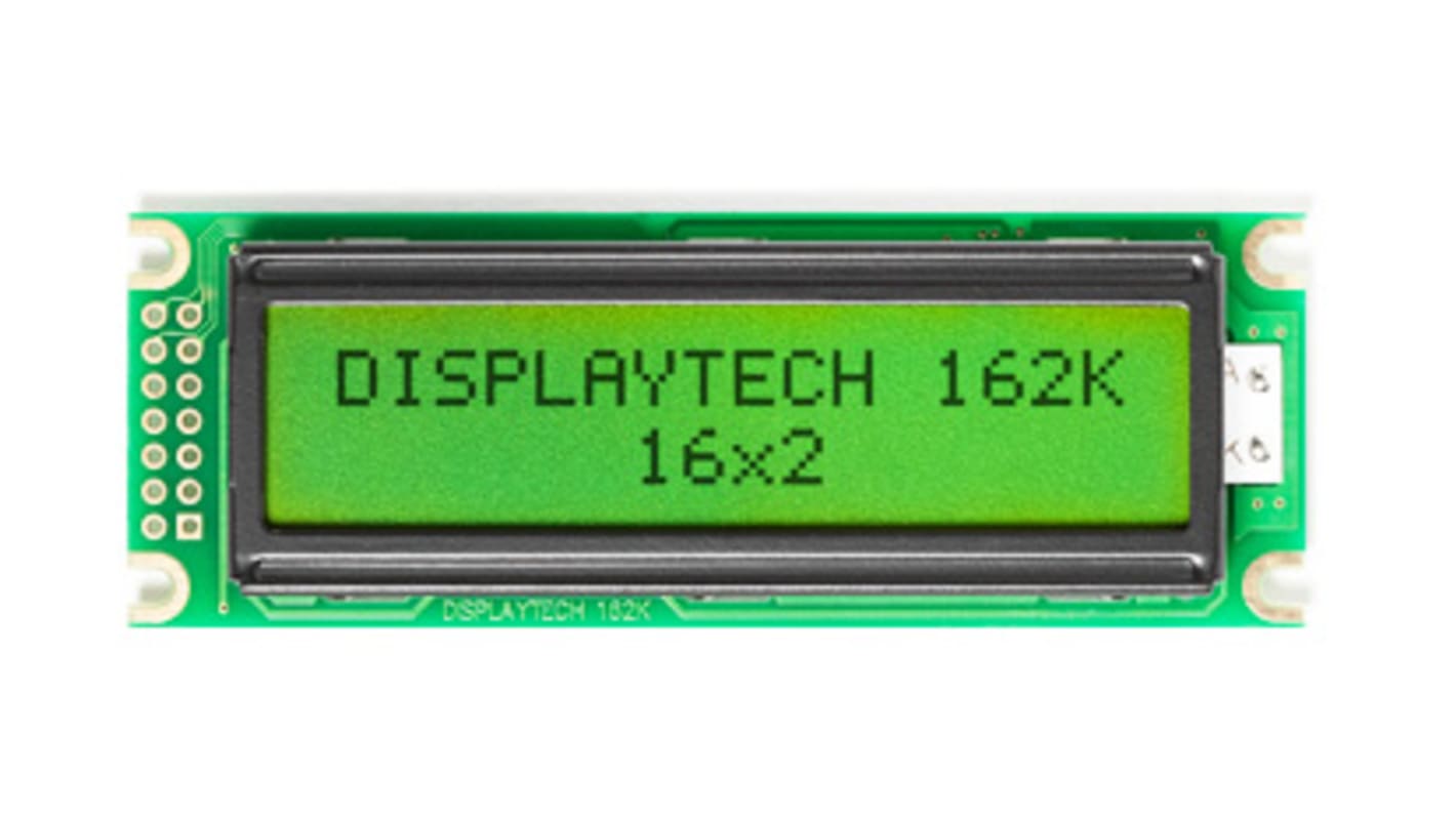 Display monocromatico LCD Displaytech, Alfanumerico, 2x16 caratteri